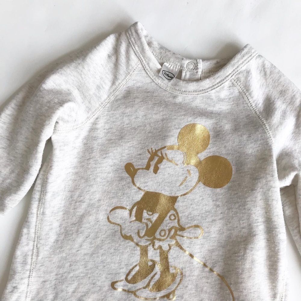 H&M Minnie Mouse light sweatshirt GUC 1.5-2Y - Picture 2 of 7